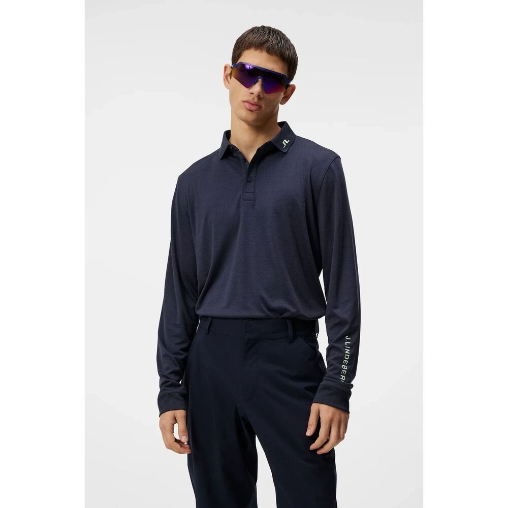 J.Lindeberg Tour Tech Long Sleeve Shirt Dark Blue Navy Men's Size XXL NWOT